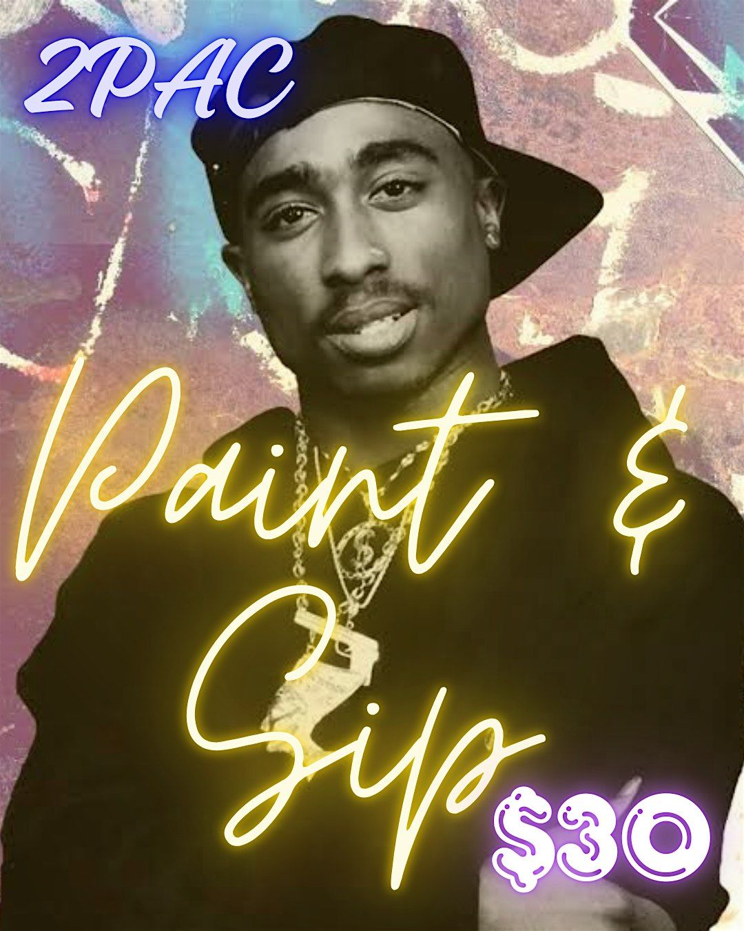 2PAC Paint & Sip Night, 12 June | Event in Fresno | AllEvents