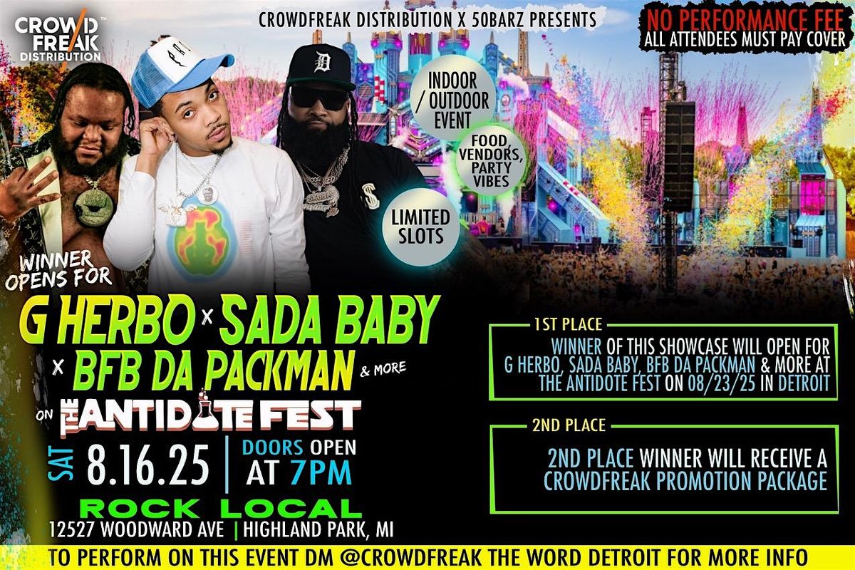 Showcase:Winner Performs Opens For G Herbo, Sada Baby, Baby Fxce E and More, 16 August | Event in Highland Park