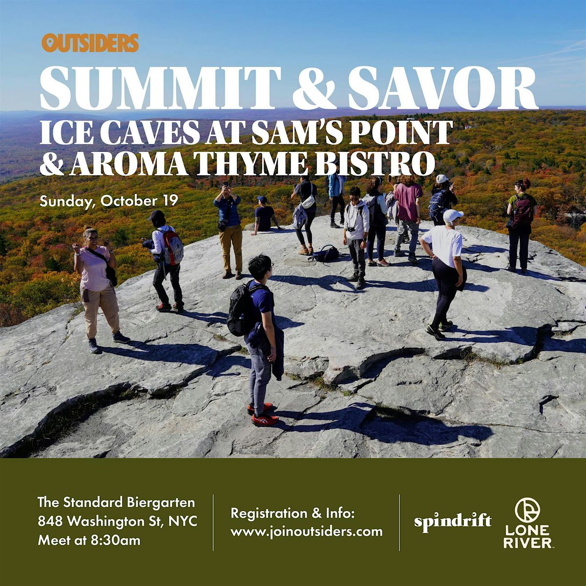 Summit & Savor: Ice Caves at Sam's Point + Aroma Thyme Bistro, 19 October | Event in New York | AllEvents