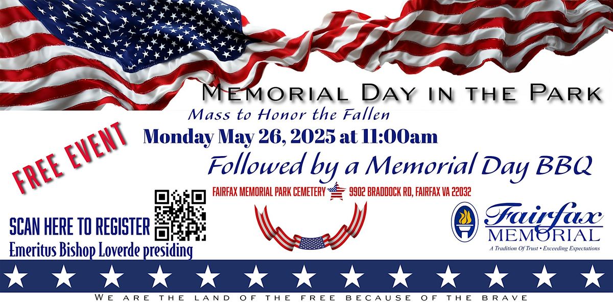 Memorial Day in the Park, 26 May | Event in Fairfax | AllEvents