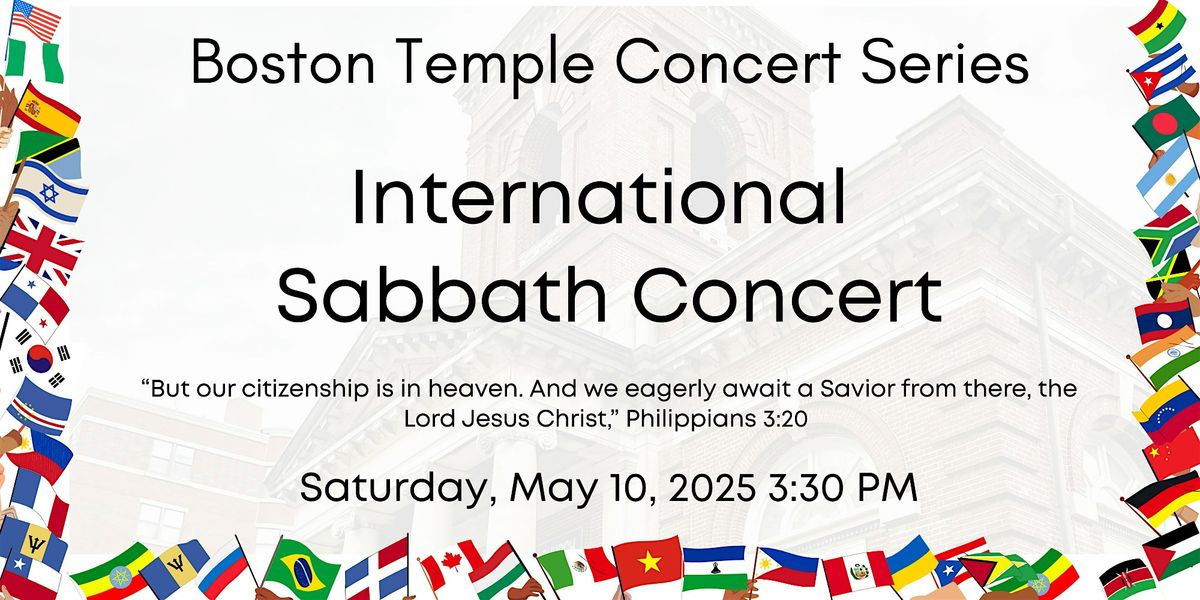 International Sabbath Music Concert | Event in Boston | AllEvents