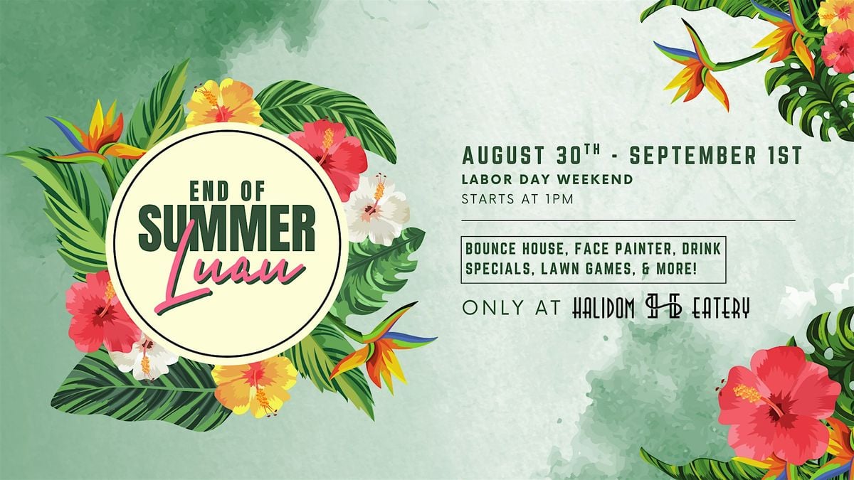End of Summer Luau at Halidom Eatery, 30 August | Event in Atlanta | AllEvents