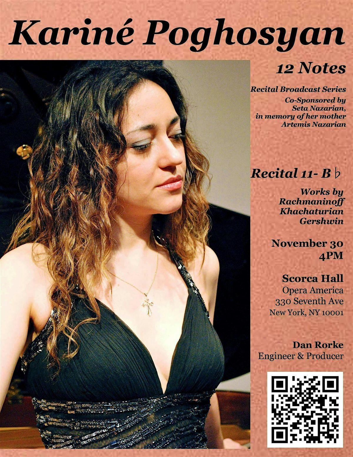 "12 Notes" Series: Recital 11-Bflat, 30 November | Event in New York | AllEvents