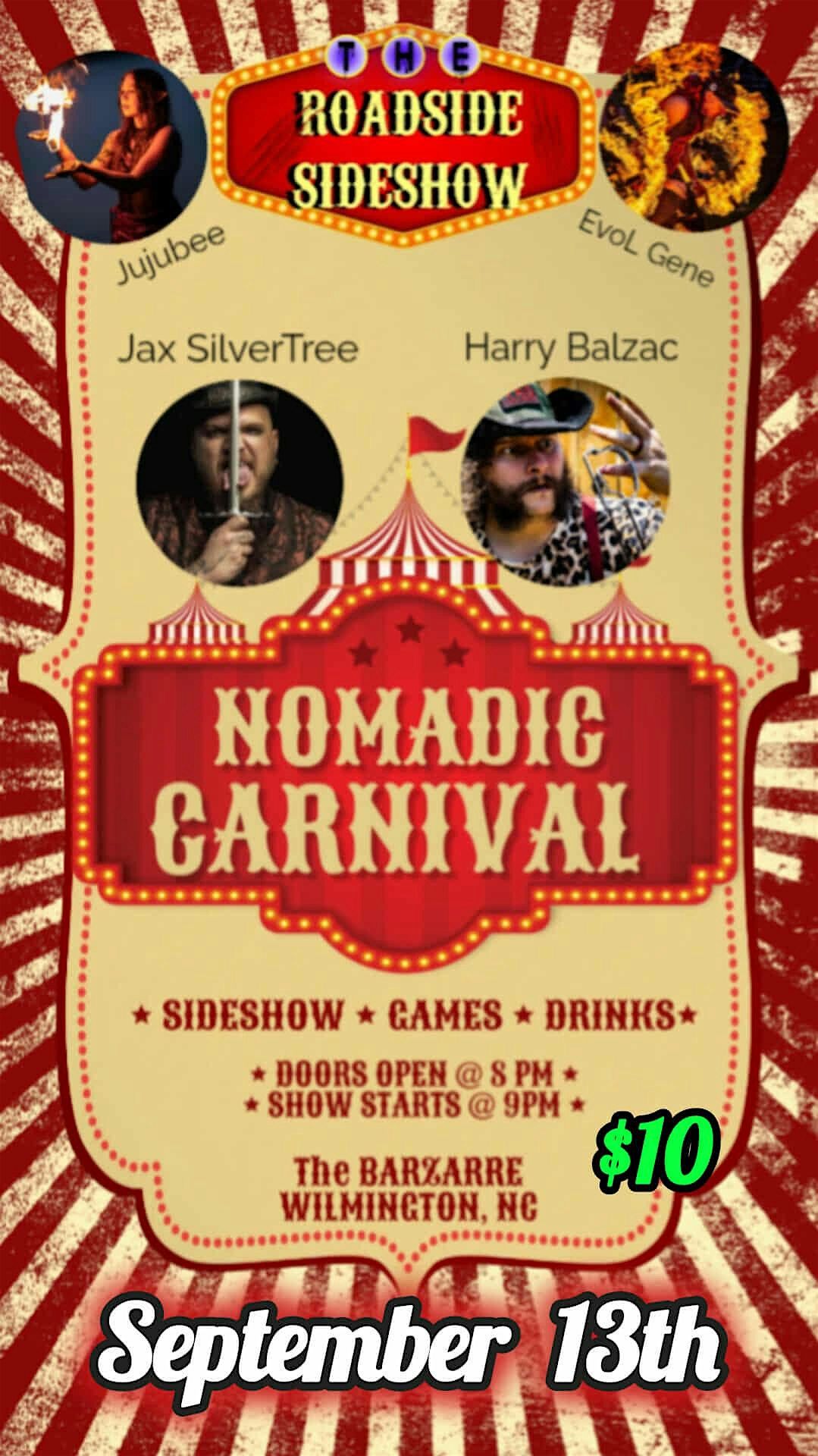 Nomadic Carnival, 13 September | Event in Wilmington | AllEvents