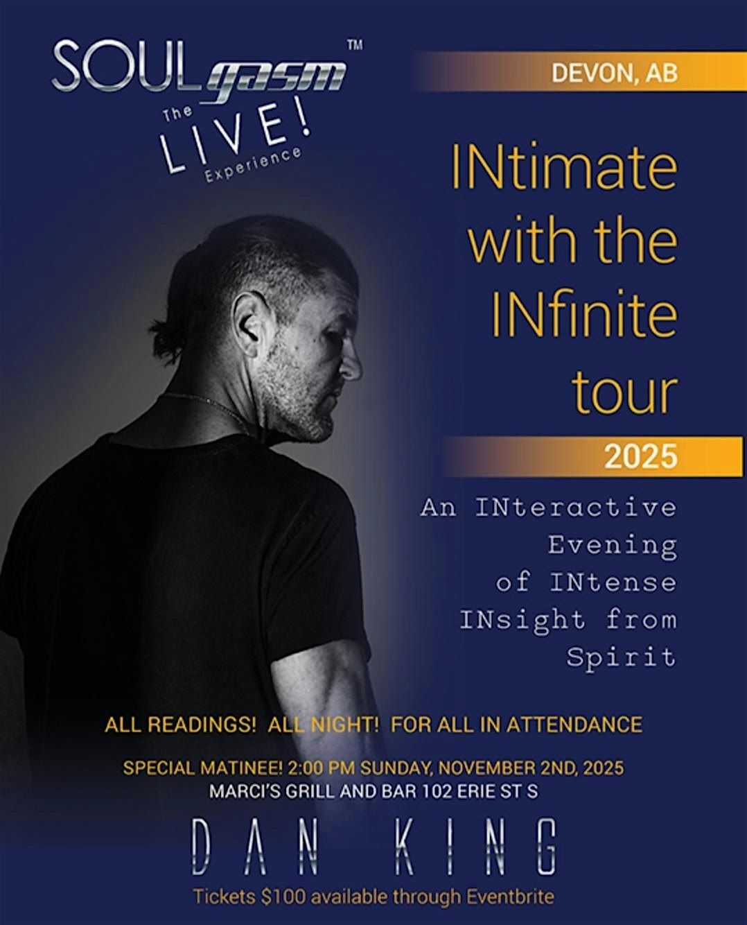 SOULgasm - The LIVE! Experience: INtimate w/ the INfinite Tour - DEVON, 2 November | Event in Devon | AllEvents