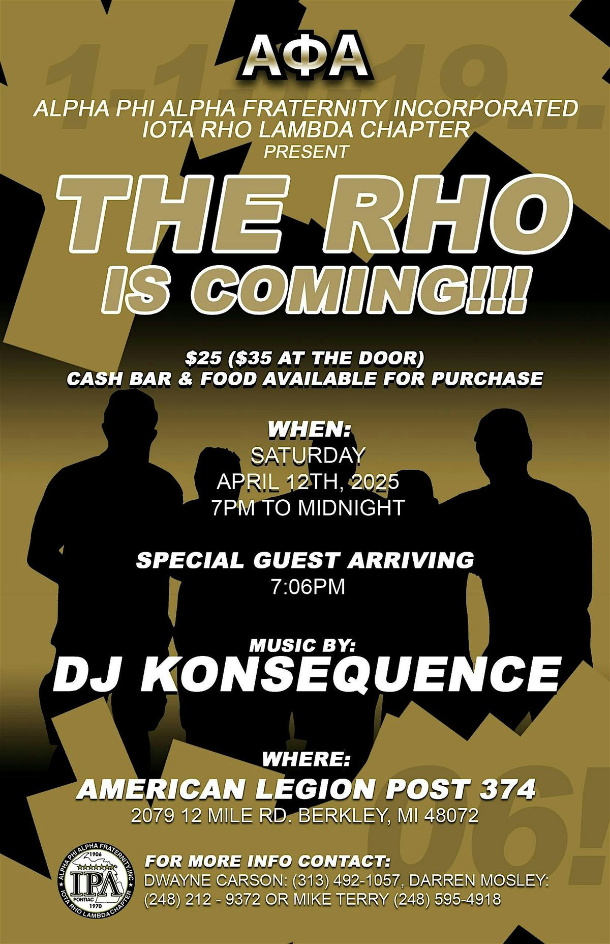 Alpha Phi Alpha Fraternity, Inc. - Iota Rho Lambda -