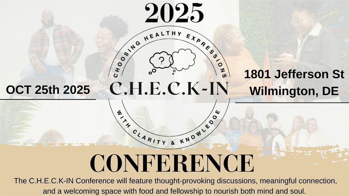 C.H.E.C.K-IN Conference 2025, 25 October | Event in Wilmington | AllEvents