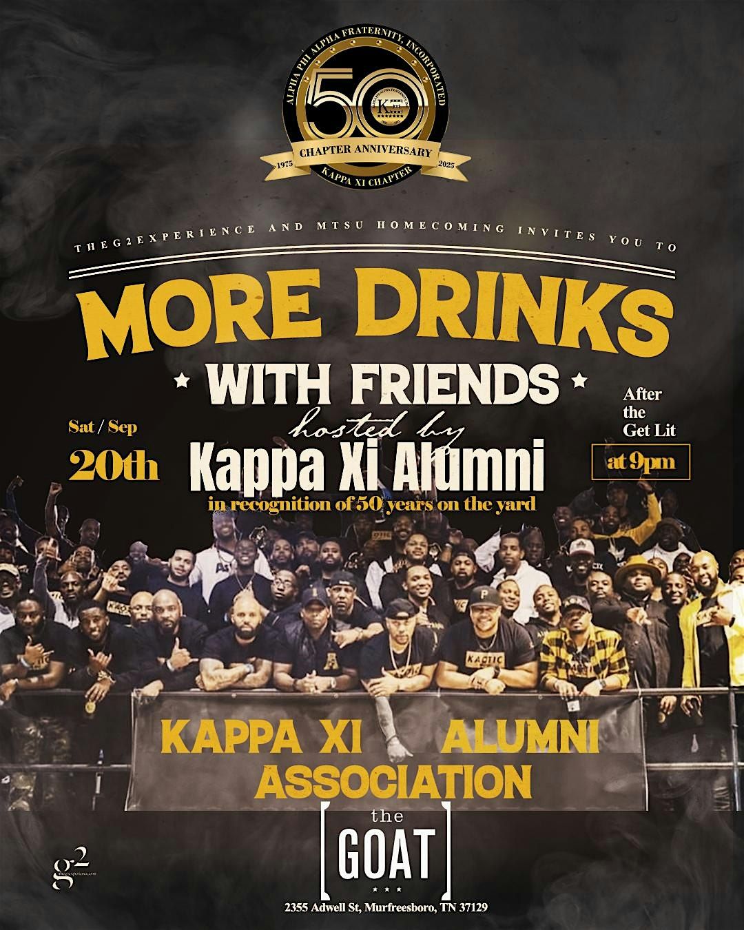 Drinks with Friends hosted by The MT Alphas | Event in Murfreesboro | AllEvents