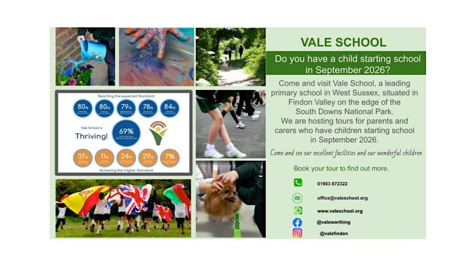 School Tours for Children Starting School in September 2026, 26 September | Event in Worthing | AllEvents