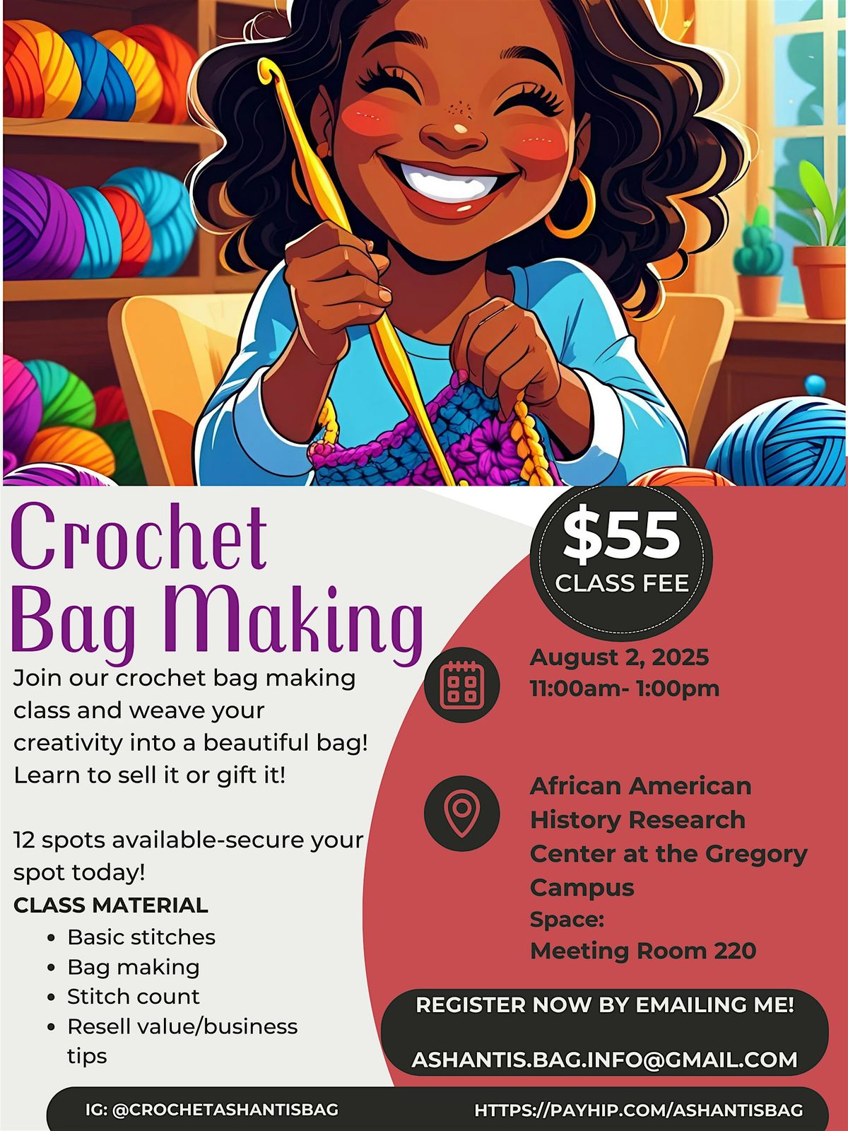 Crochet Bag Making Workshop – Learn, Create & Sell! | Event in Houston | AllEvents