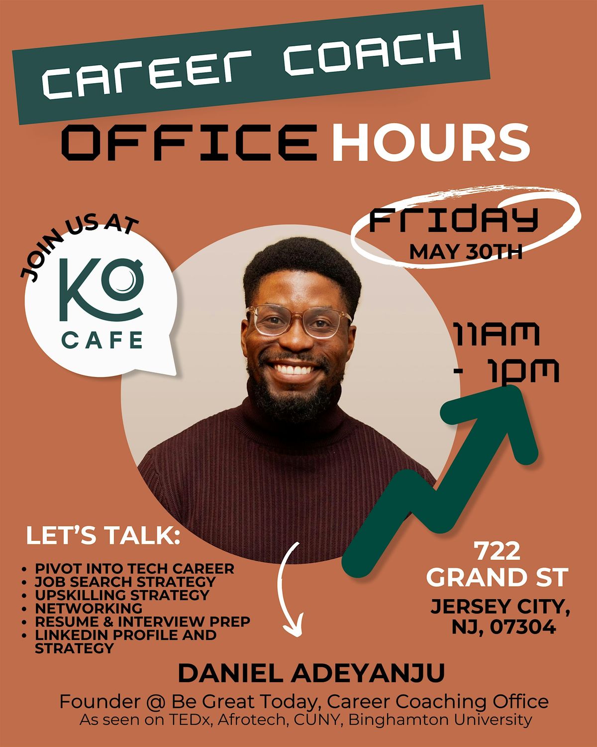 Office Hours - with a Career coach, 30 May | Event in Jersey City | AllEvents