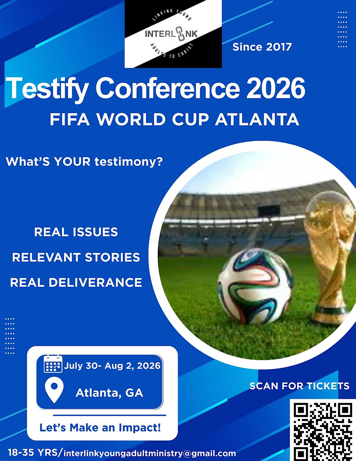 Testify Conference 2026 Registration Ticket:  July 30- August 2, 2026, 30 July | Event in Atlanta | AllEvents