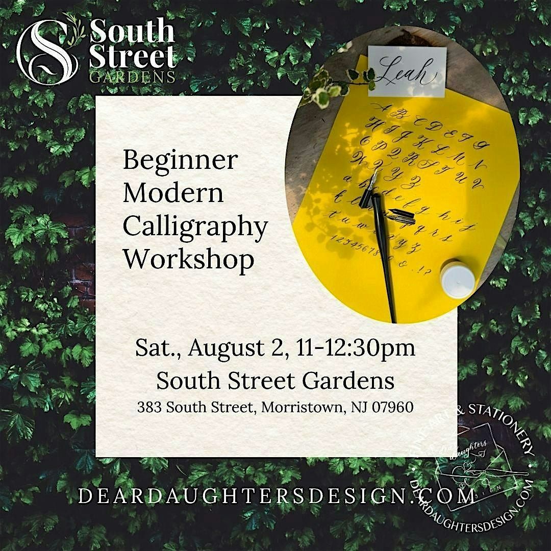 Learn Modern Calligraphy Workshop in Morristown, NJ, 2 August | Event in Morristown | AllEvents