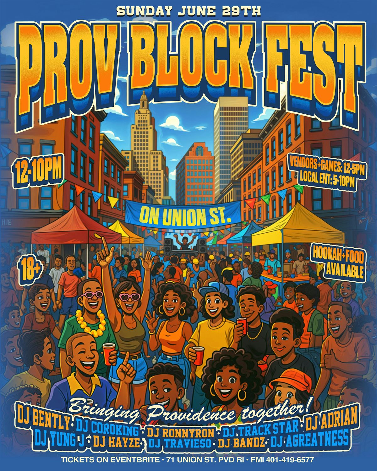 Prov Block Fest on Union St, 29 June | Event in Providence | AllEvents