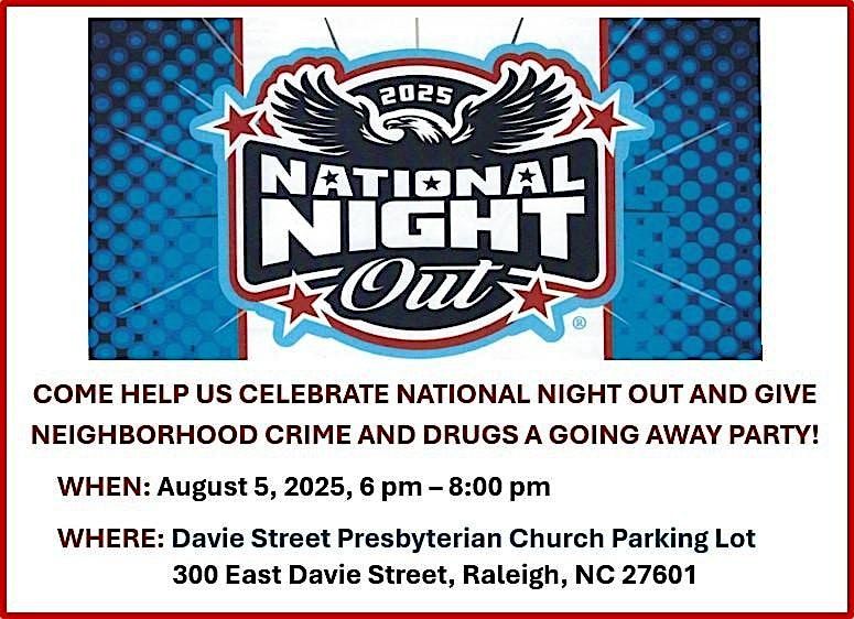 National Night Out - 2025, 5 August | Event in Raleigh | AllEvents
