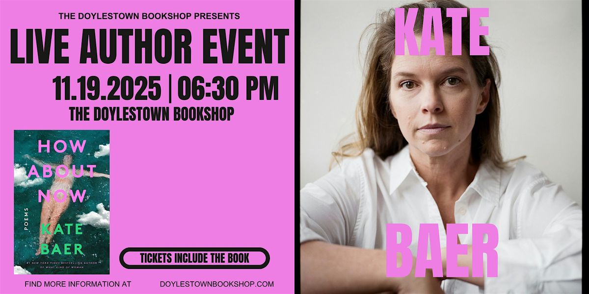 An Evening with Kate Baer, 19 November | Event in Doylestown | AllEvents