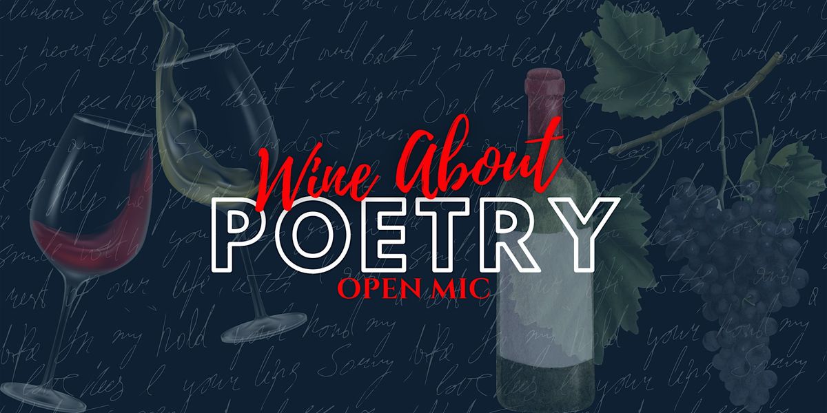 Wine About Poetry ft. Ajamou Butler, 4 May | Event in Charlotte | AllEvents