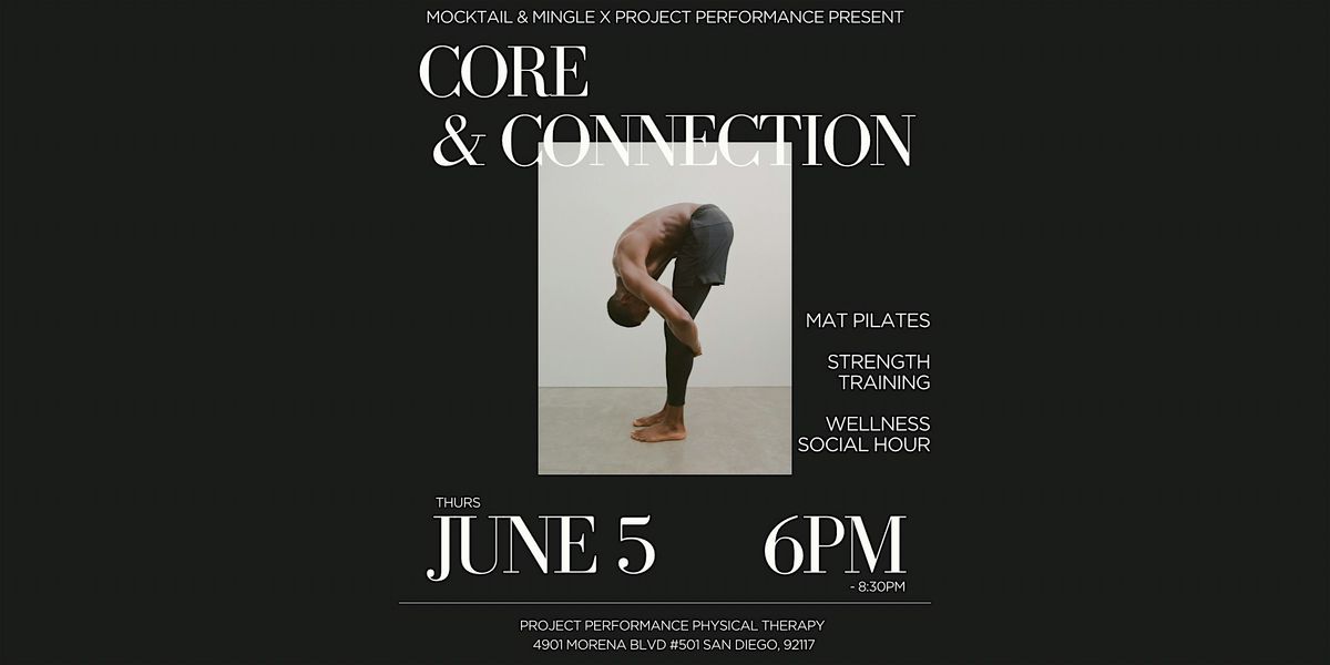 Mocktail & Mingle x Project Performance present Core & Connection | Event in San Diego | AllEvents