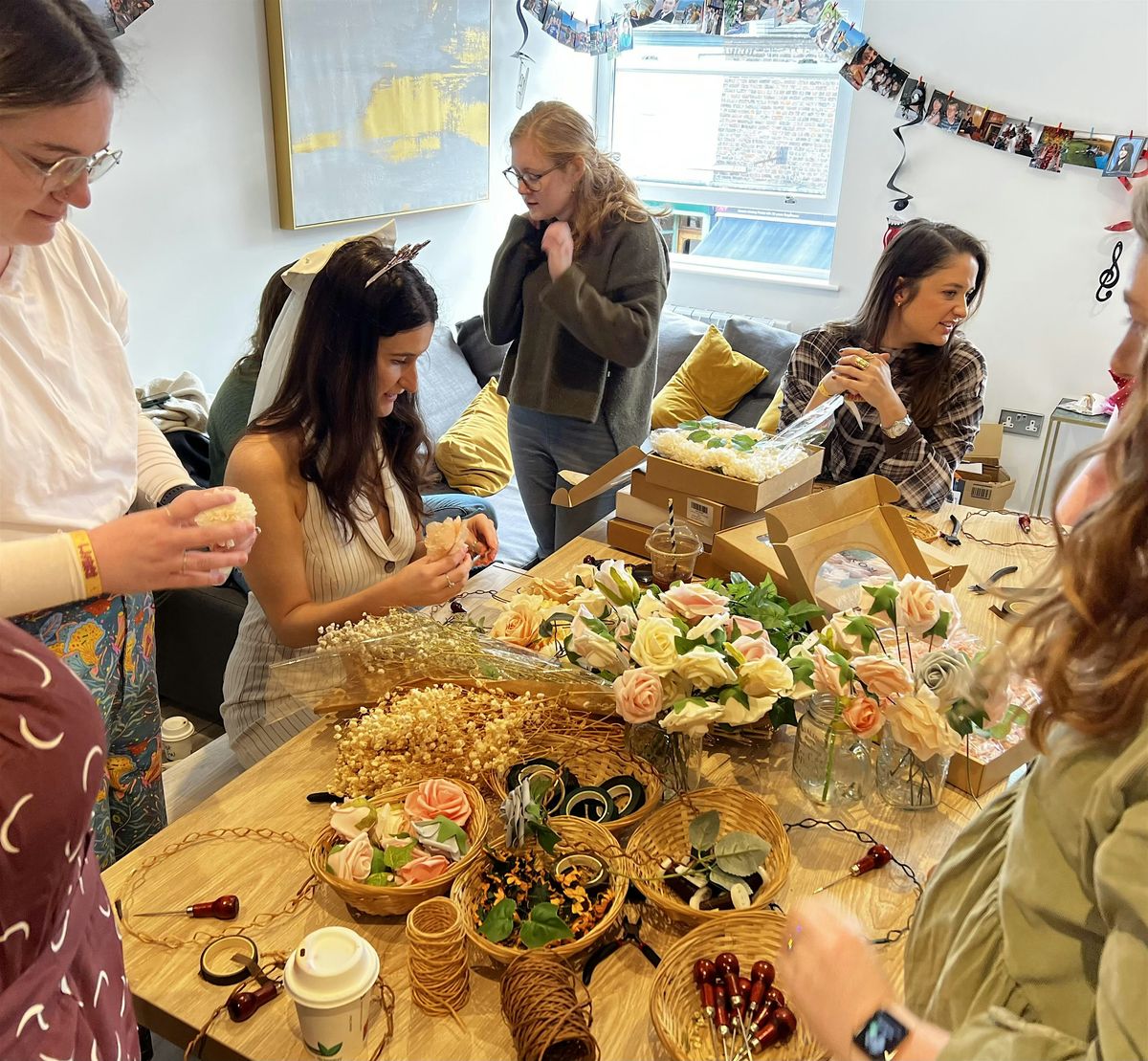 Boho Flower Crown Hen Party Workshop for Groups of 6 - 20., 25 October | Event in York | AllEvents