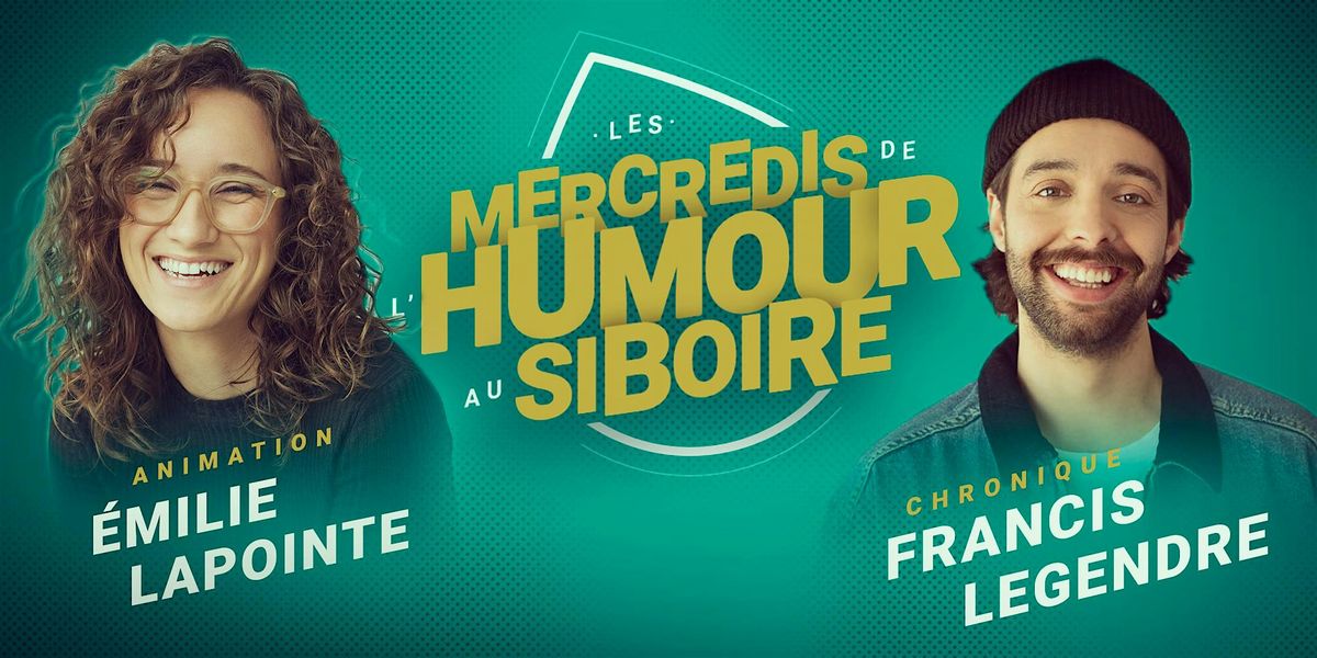 Les Mercredis de l'humour au Siboire, 10 December | Event in sherbrooke | AllEvents