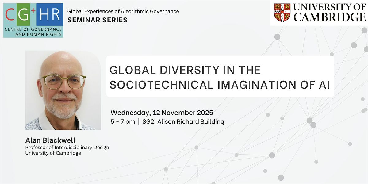 Global Diversity in the Sociotechnical Imagination of AI, 12 November | Event in San Francisco | AllEvents