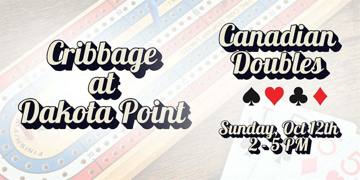 10/12 Cribbage at Dakota Point, 12 October | Event in Rapid City | AllEvents