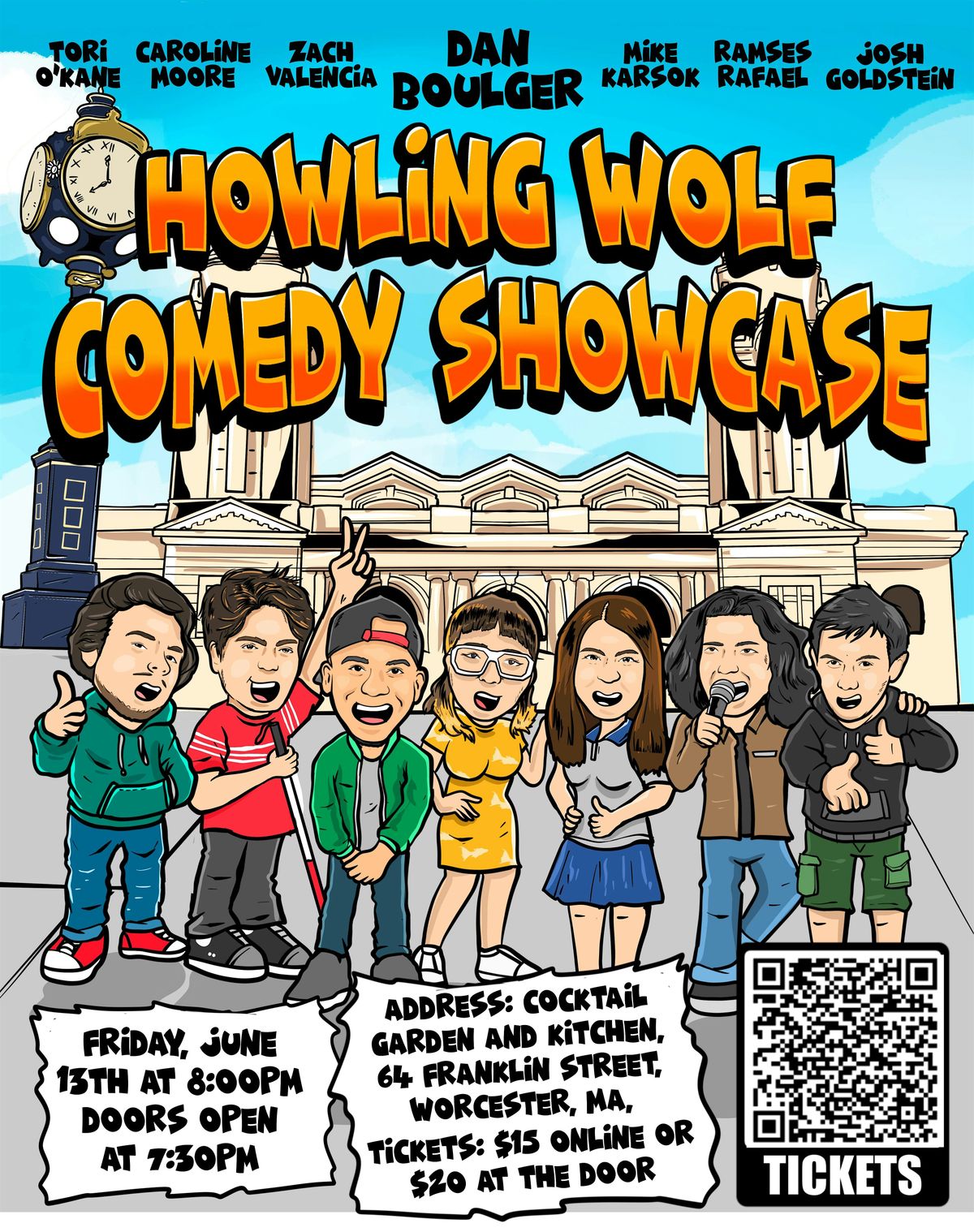 Howling Wolf Comedy Showcase | Cocktail Garden and Kitchen, 13 June | Event in Worcester | AllEvents