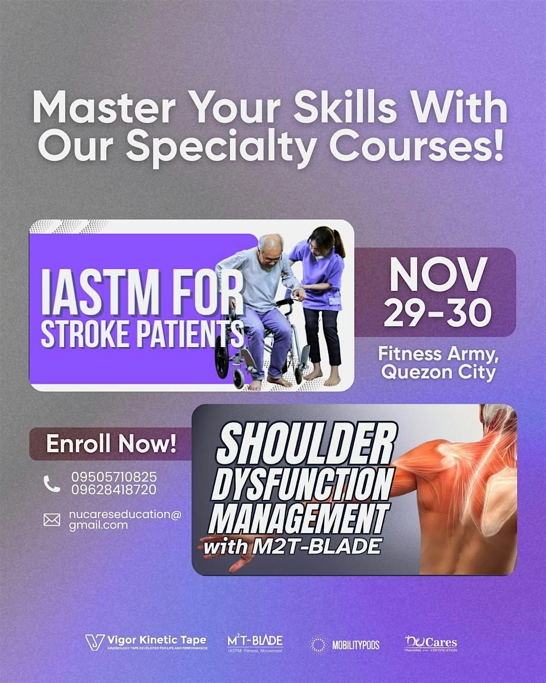 Shoulder Dysfunction Management and IASTM for Stroke Patients, 29 November | Event in Quezon City | AllEvents