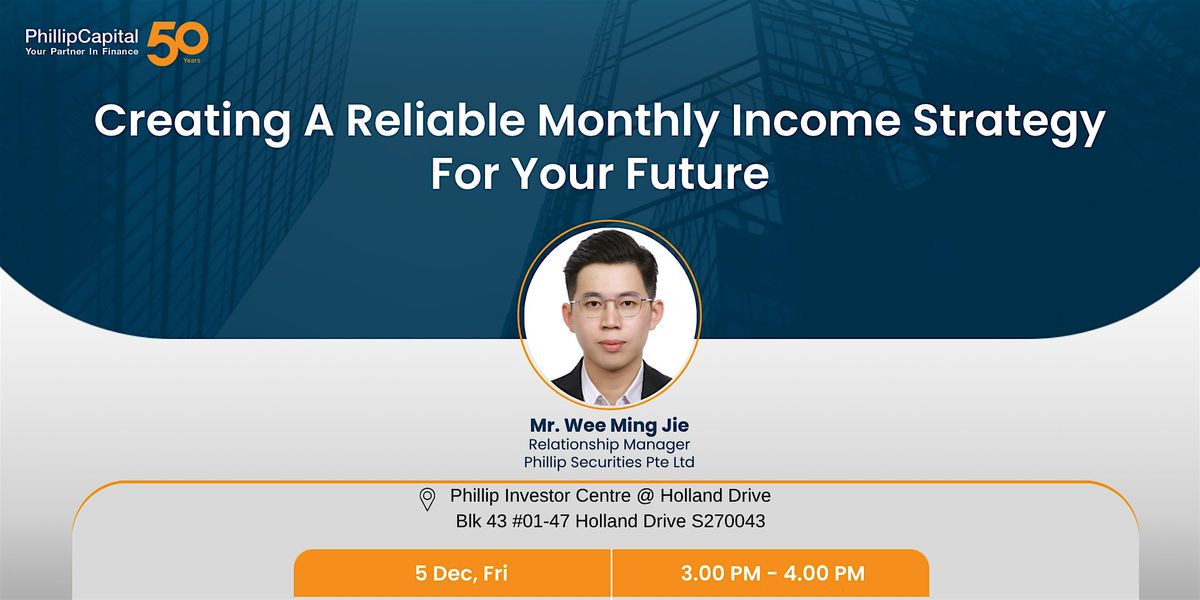 Creating a Reliable Monthly Income Strategy for Your Future, 5 December | Event in Queenstown | AllEvents