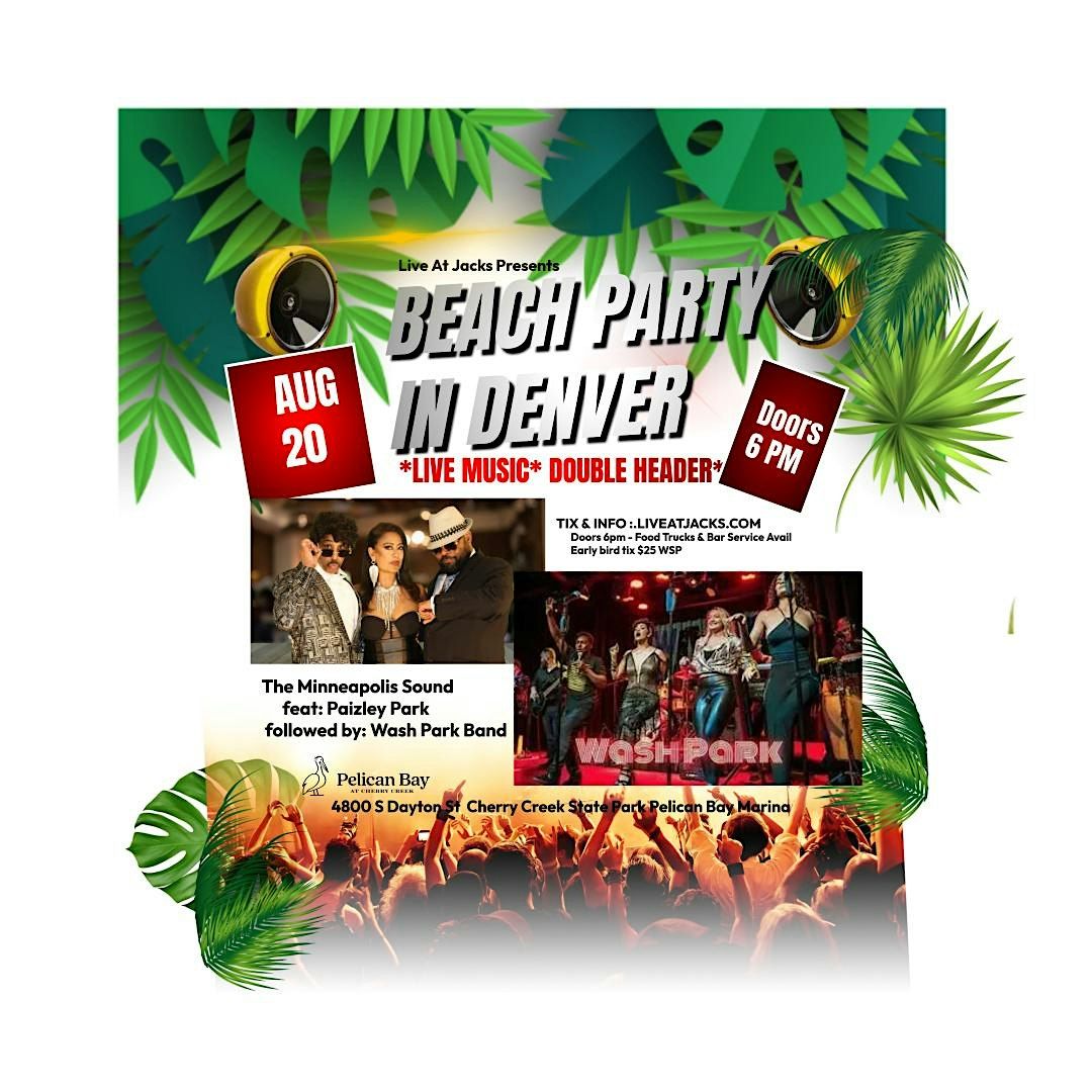 Live At The Lake Double Header  w/ The Minneapolis Sound  & Wash Park Band, 20 August | Event in Greenwood Village