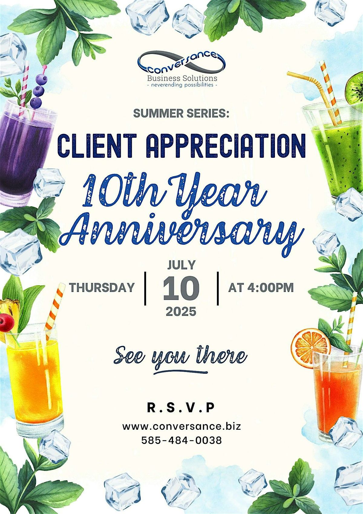 Client Appreciation and 10th Year Anniversary, 10 July | Event in Rochester | AllEvents