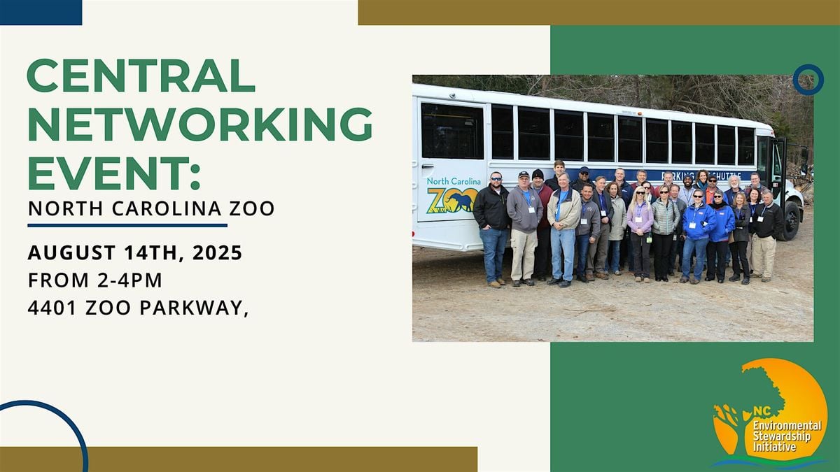 NC ESI Central NC Networking event at the NC Zoo, 14 August | Event in Asheboro | AllEvents