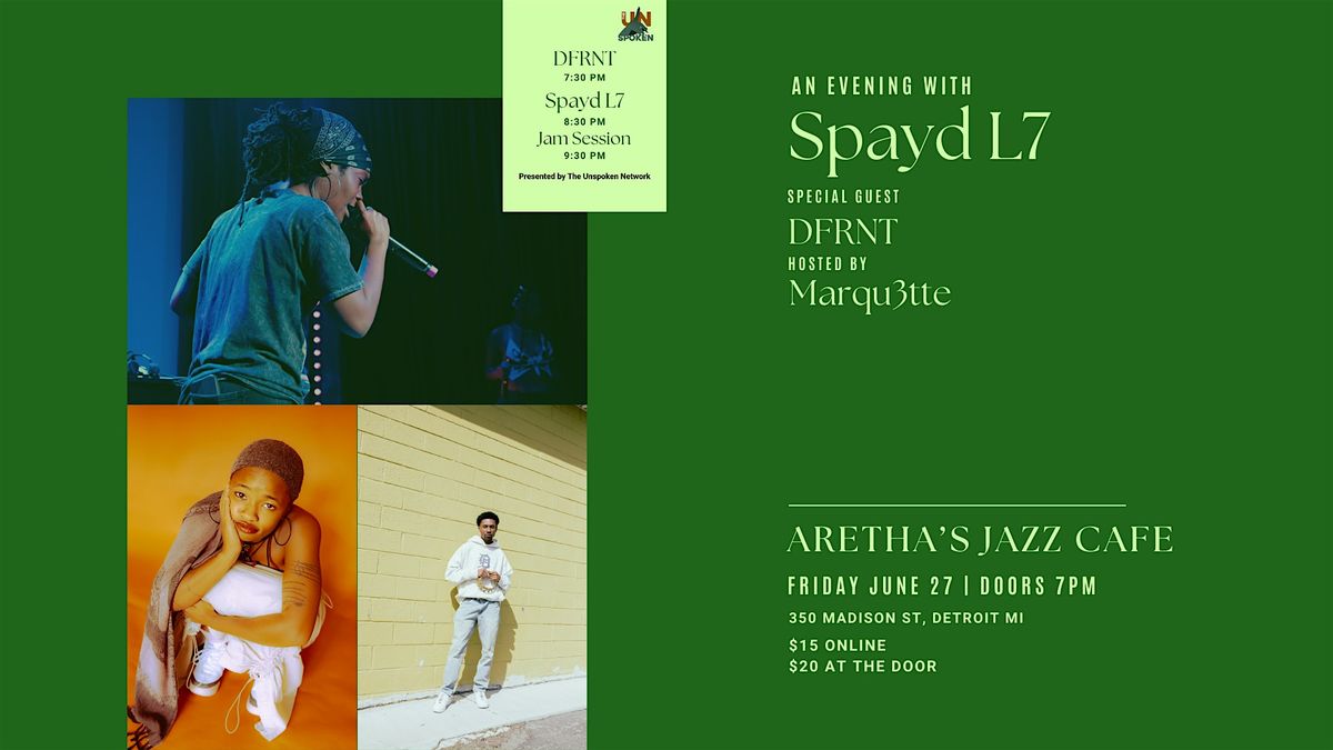 An Evening With Spayd L7, 27 June | Event in Detroit | AllEvents
