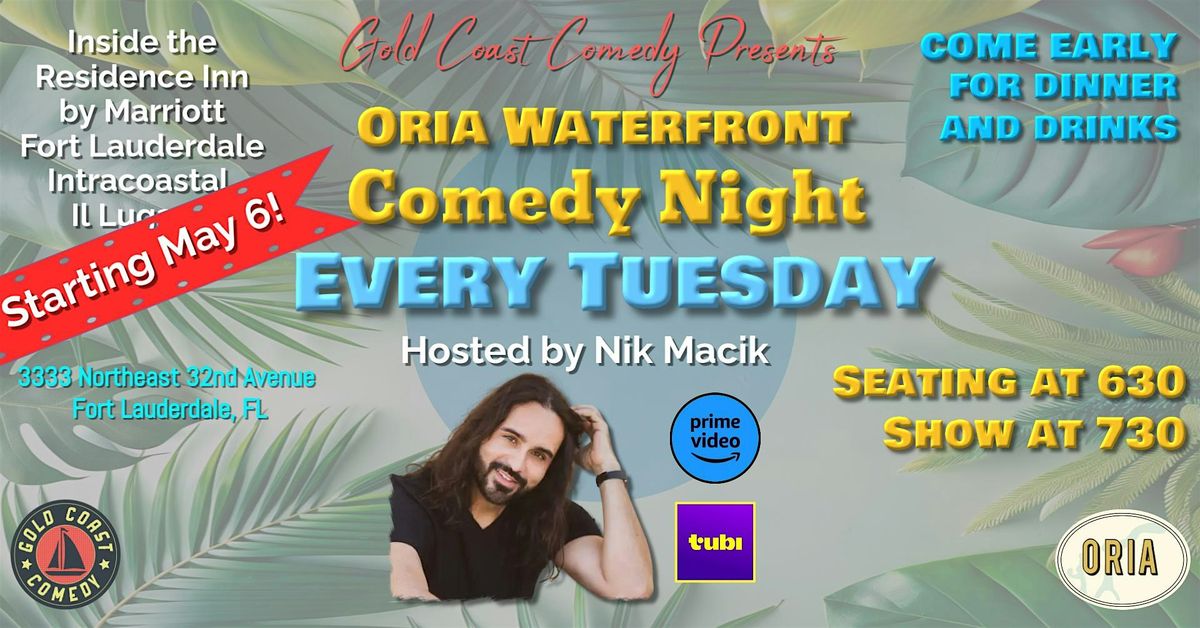 Oria Waterfront Comedy Night | Event in Fort Lauderdale | AllEvents
