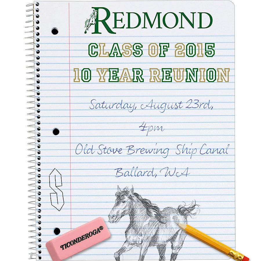 Redmond High School Class of ‘15 - 10 Year Reunion, 23 August | Event in Seattle | AllEvents