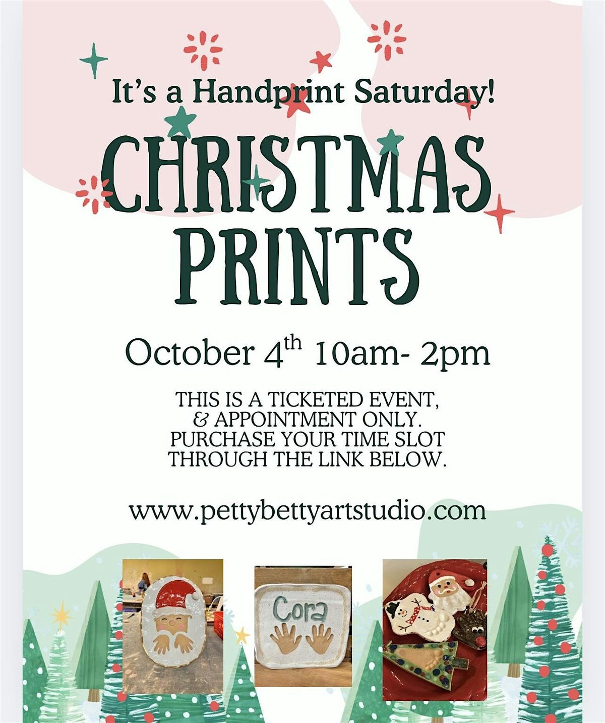 It’s a Handprint Saturday! Christmas Prints! | Event in Tupelo | AllEvents