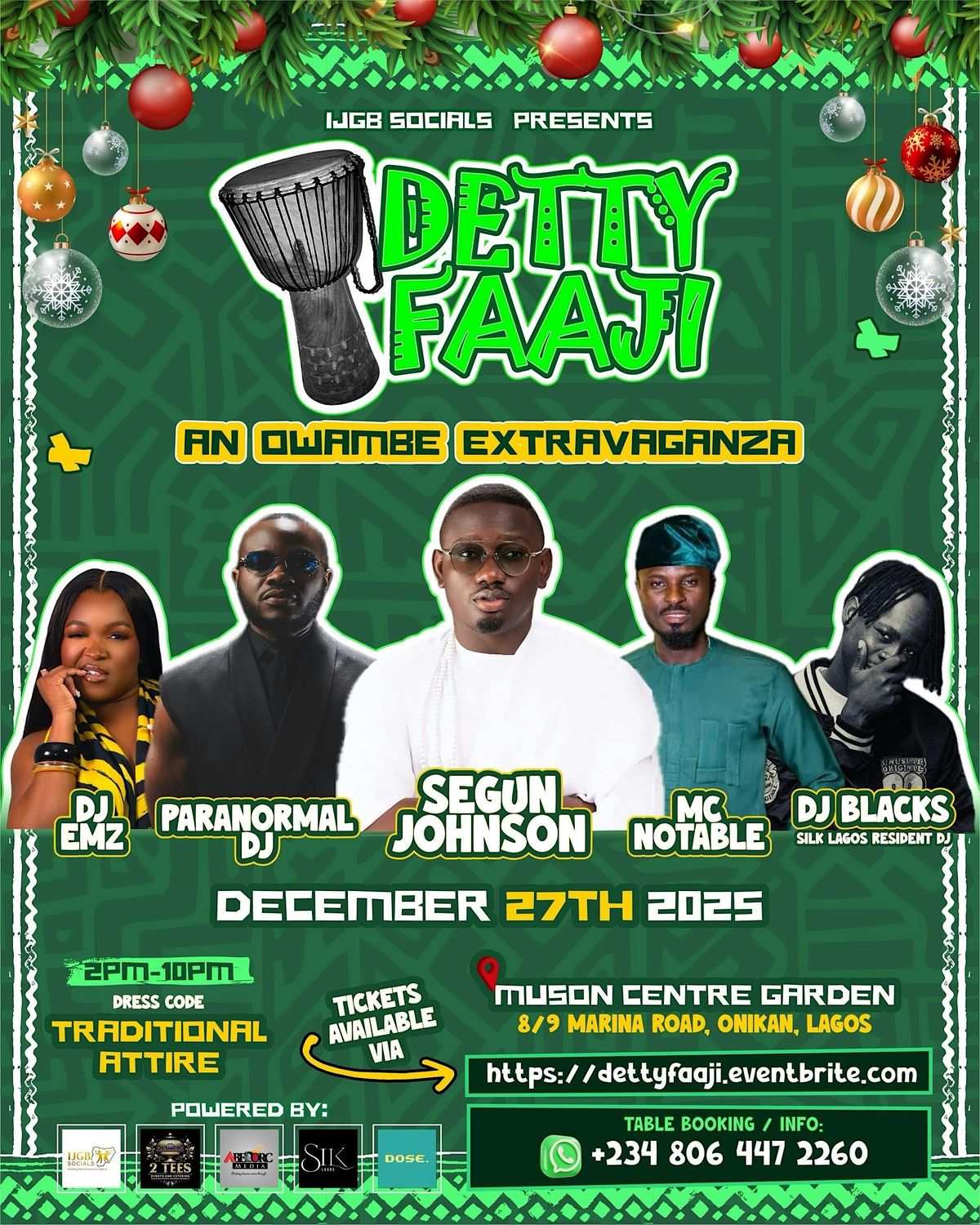 Detty Faaji: An Owambe Extravaganza, 27 December | Event in Lagos | AllEvents