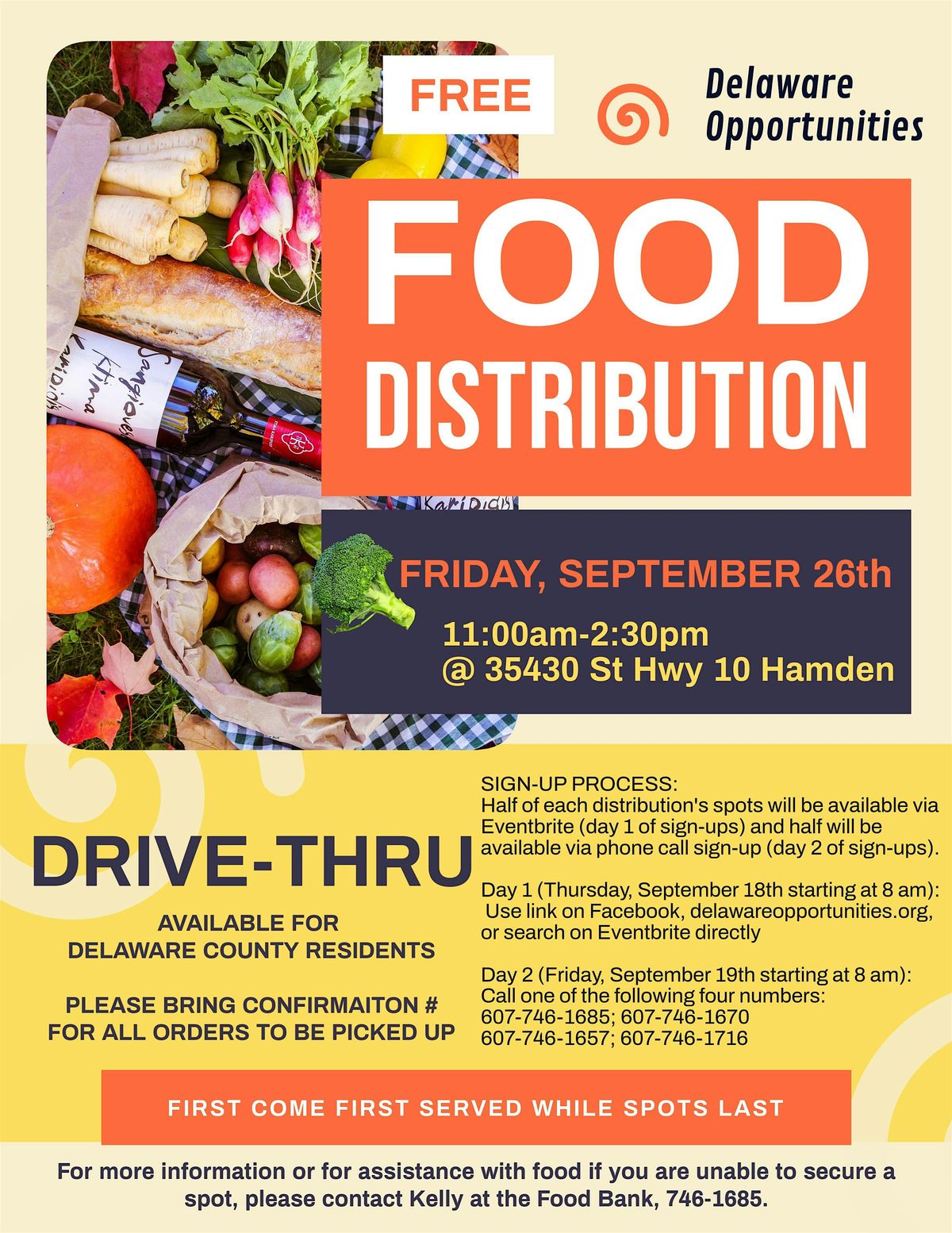 Food Distribution, 26 September | Event in Hamden | AllEvents