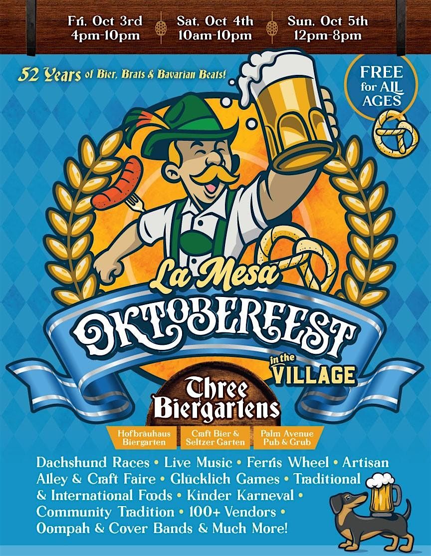 La Mesa Oktoberfest, 3 October | Event in La Mesa | AllEvents
