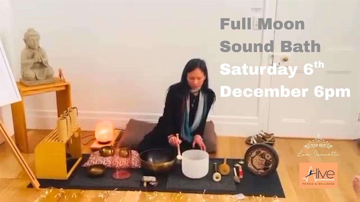 Full Moon Sound Bath, 6 December | Event in Hawthorn | AllEvents