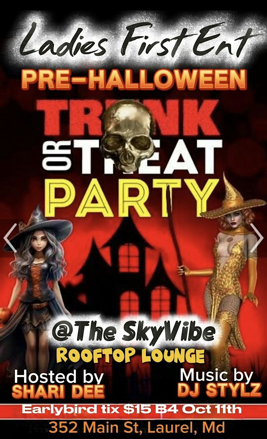Ladies First Ent Pre-Halloween Party, 18 October | Event in Laurel | AllEvents