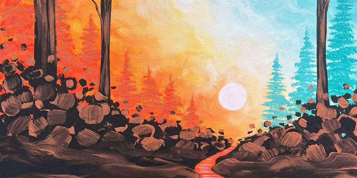 Sundown Stream  - Paint and Sip by Classpop!™, 27 July | Event in Elk Grove | AllEvents