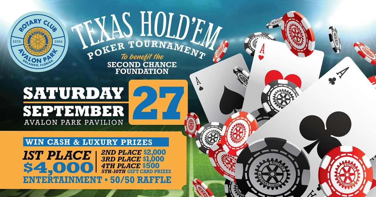 Rotary Club of Avalon Park 5th Annual Poker Tournament, 27 September | Event in Orlando | AllEvents
