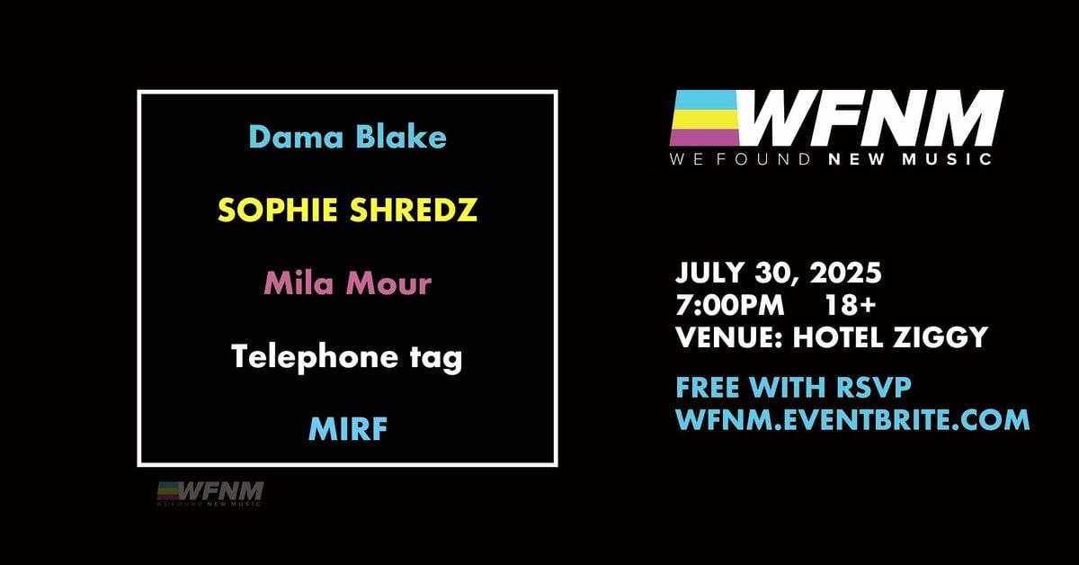 Dama Blake,   SOPHIE SHREDZ,  Mila Mour,  Telephone tag,  MIRF, 30 July | Event in West Hollywood | AllEvents