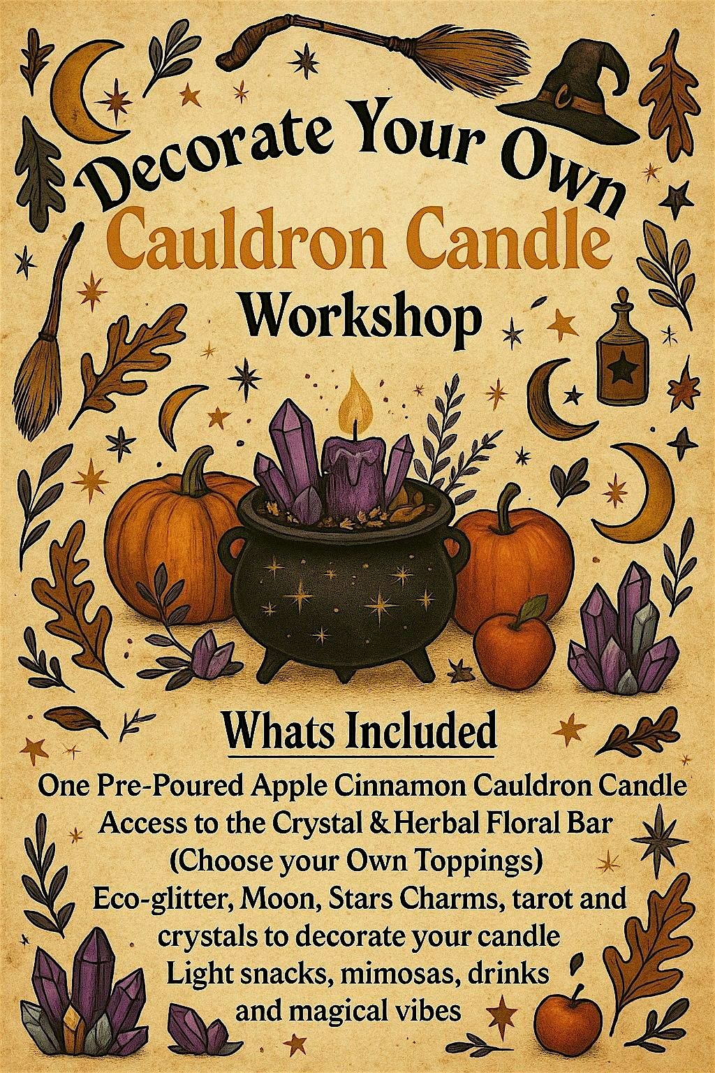 Decorate Your own Cauldron Candle, 9 November | Event in Brooklyn | AllEvents