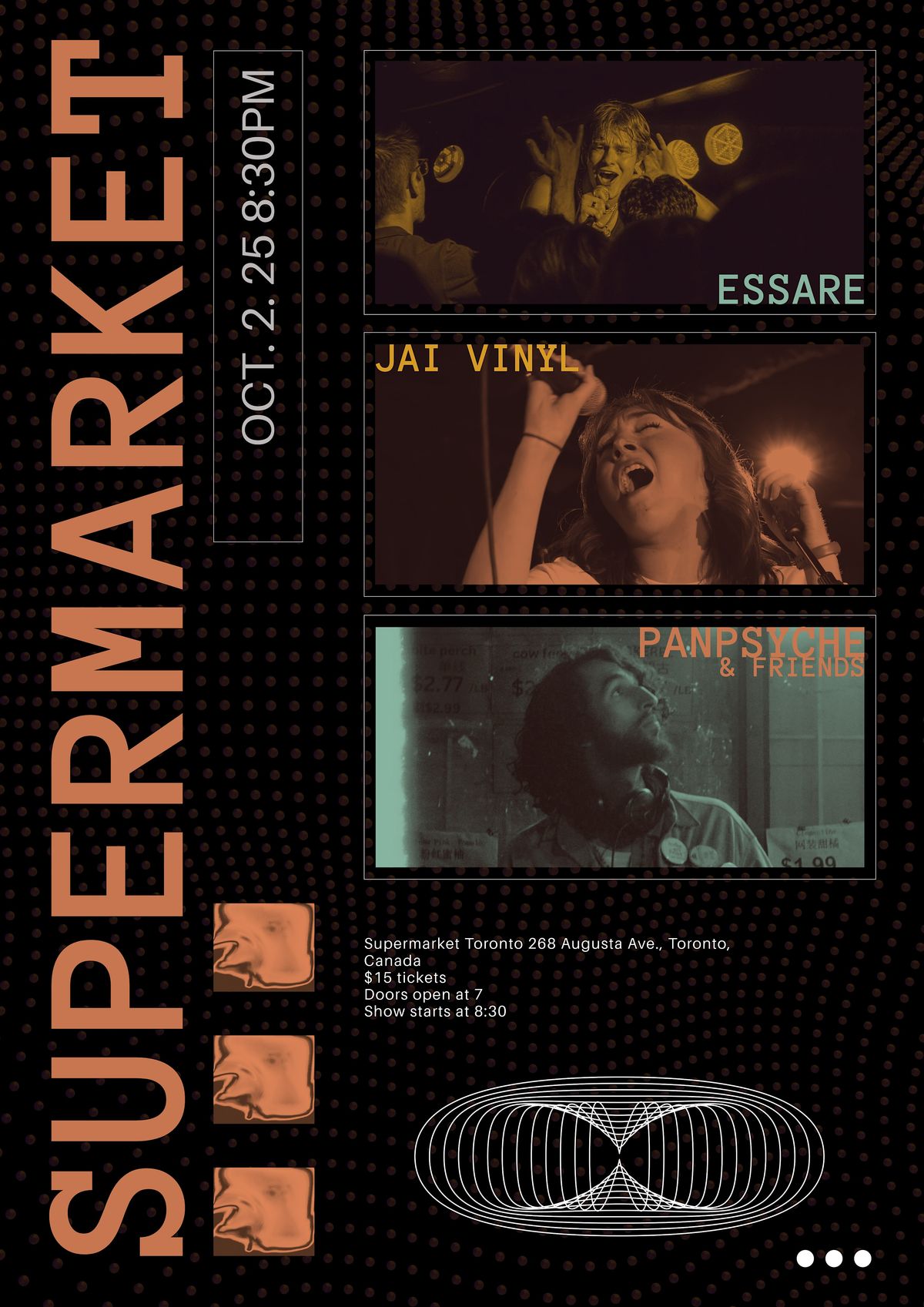 Supermarket Indie Showcase - PANPSYCHE, JAI VINYL, ESSARE, Supermarket ...