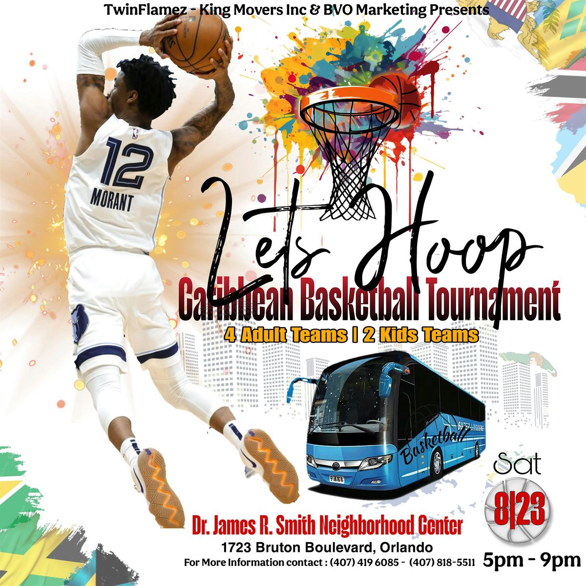 Lets Hoop Caribbean Basketball Tournament, 23 August | Event in Orlando | AllEvents