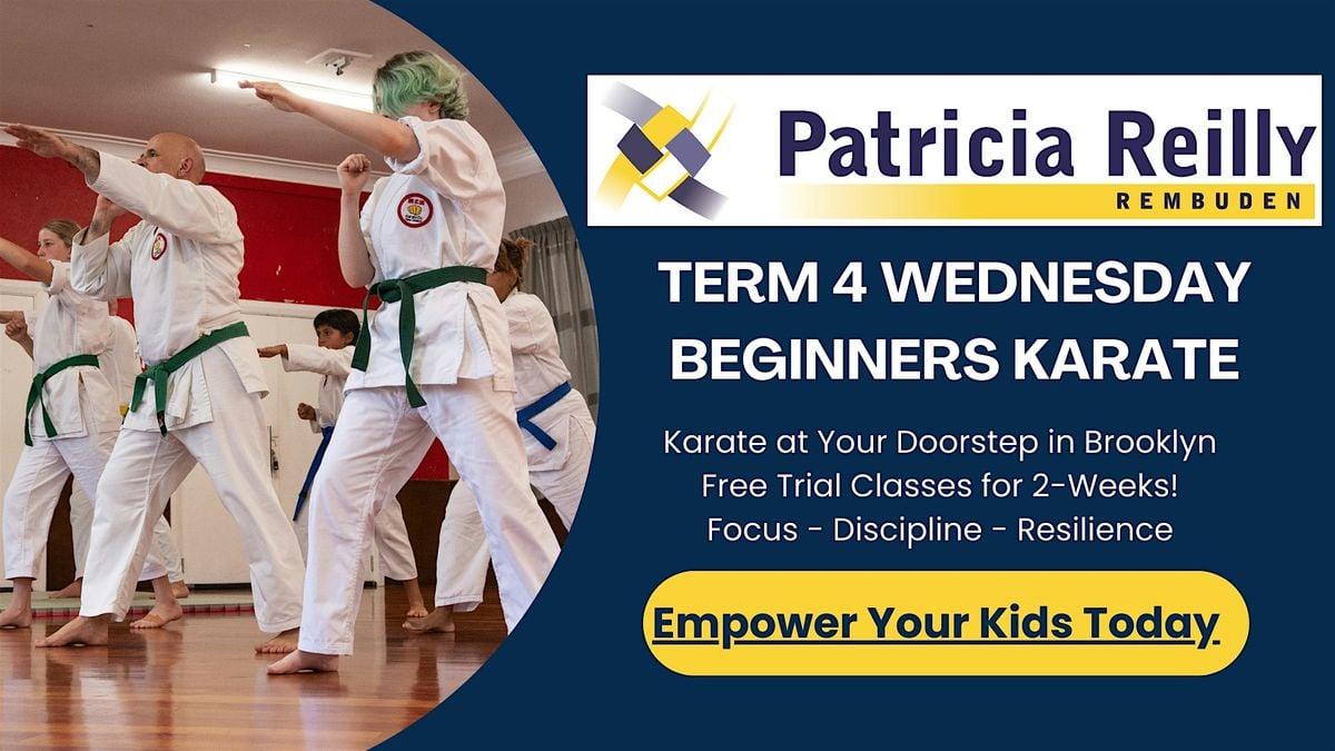 Wednesday Beginners Karate FREE Trial Class, 8 October | Event in Wellington | AllEvents
