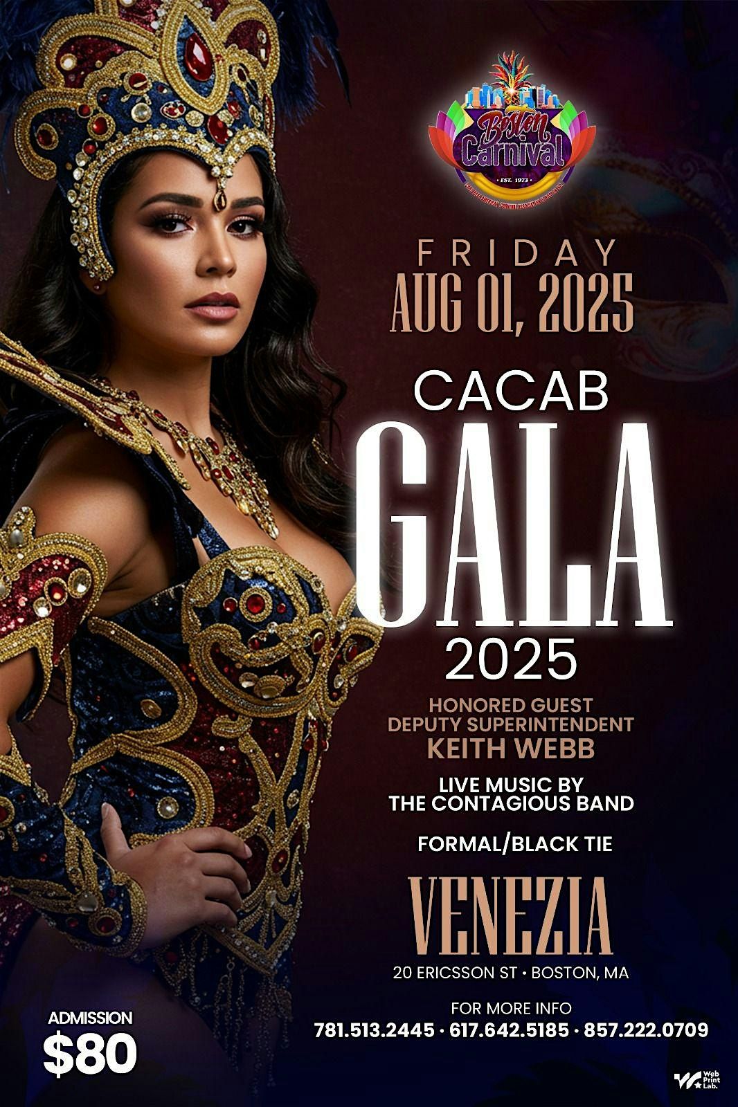 CACAB GALA 2025, 1 August | Event in Boston | AllEvents