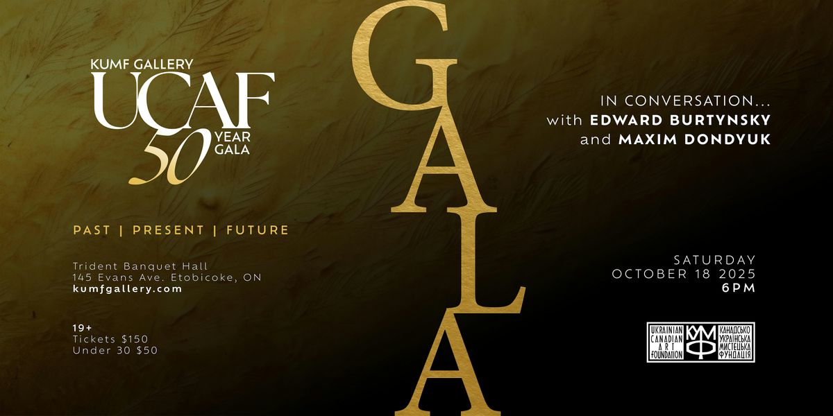 UCAF-KUMF Gallery 50th Anniversary Gala, 18 October | Event in Toronto | AllEvents